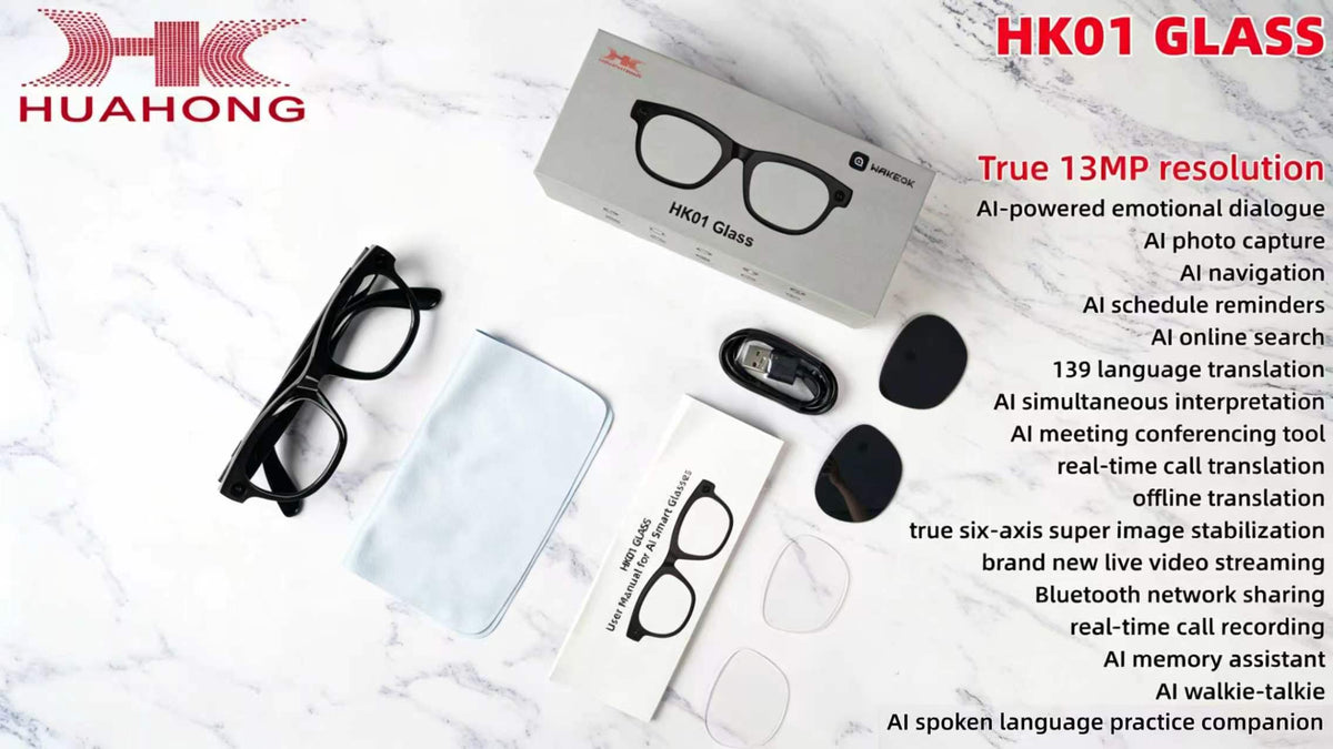 RABEE HK01 Glass yeni nesil kameralı akıllı gözlük