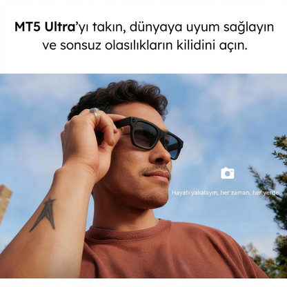 MT5 ULTRA AKILLI GÖZLÜK Siyah