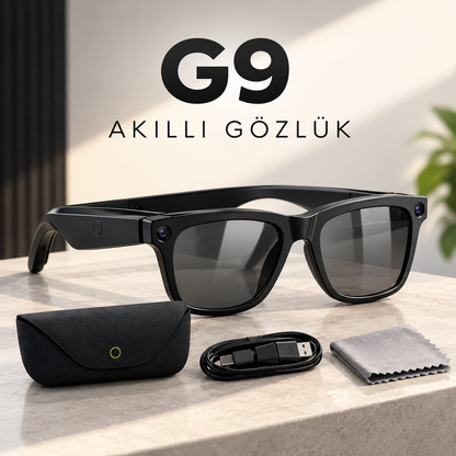 RABEE G9 AI akıllı gözlük, 2000 mAh şarj kılıfı