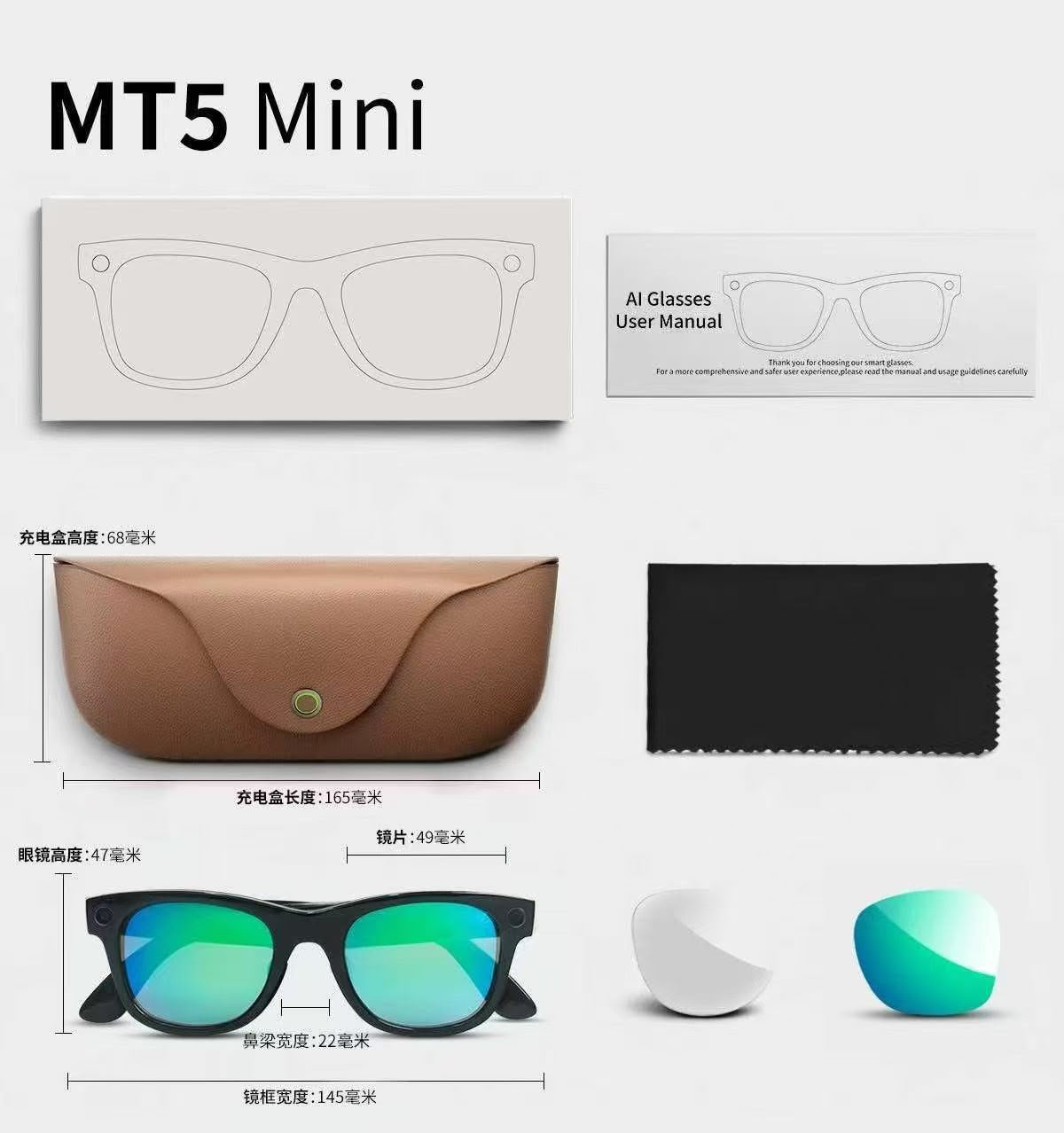 RABEE MT5 Mini Akıllı Gözlük