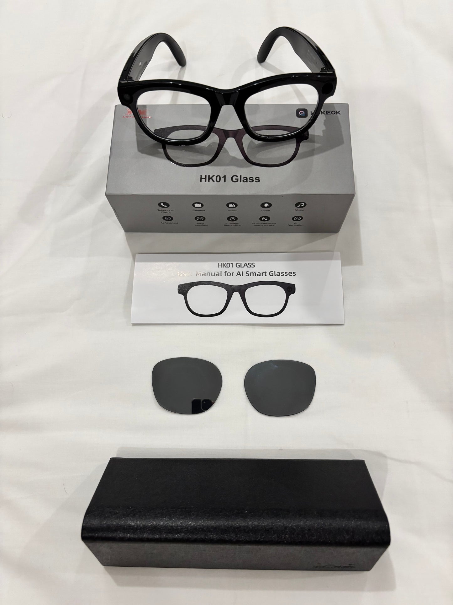 RABEE HK01 Glass kameralı akıllı gözlük, ek görsel 1