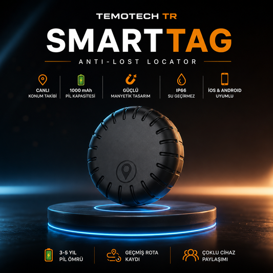 SmartTag Güçlü Manyetik Akıllı Takip Cihazı